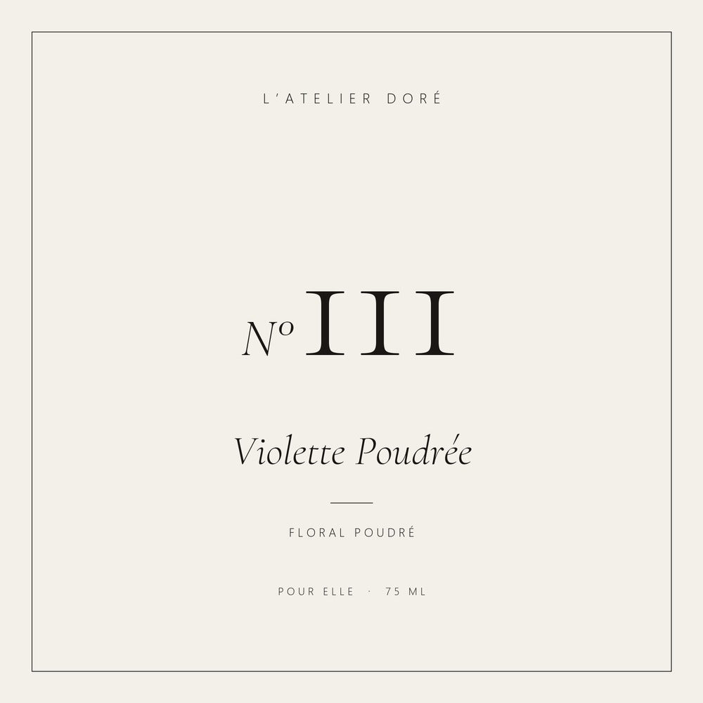 L’Atelier Doré N°111 – Violette Poudrée, parfum 75 ml