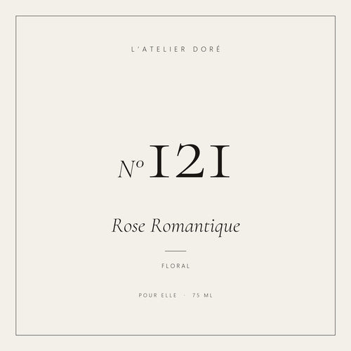 L’Atelier Doré N°121 – Rose Romantique, parfum 75 ml