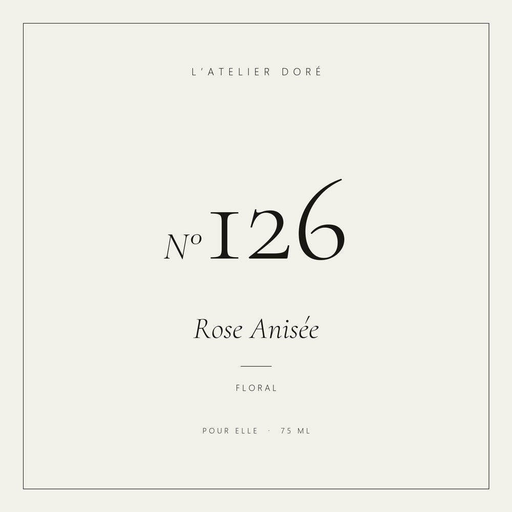 L’Atelier Doré N°126 – Rose Anisée, parfum 75 ml