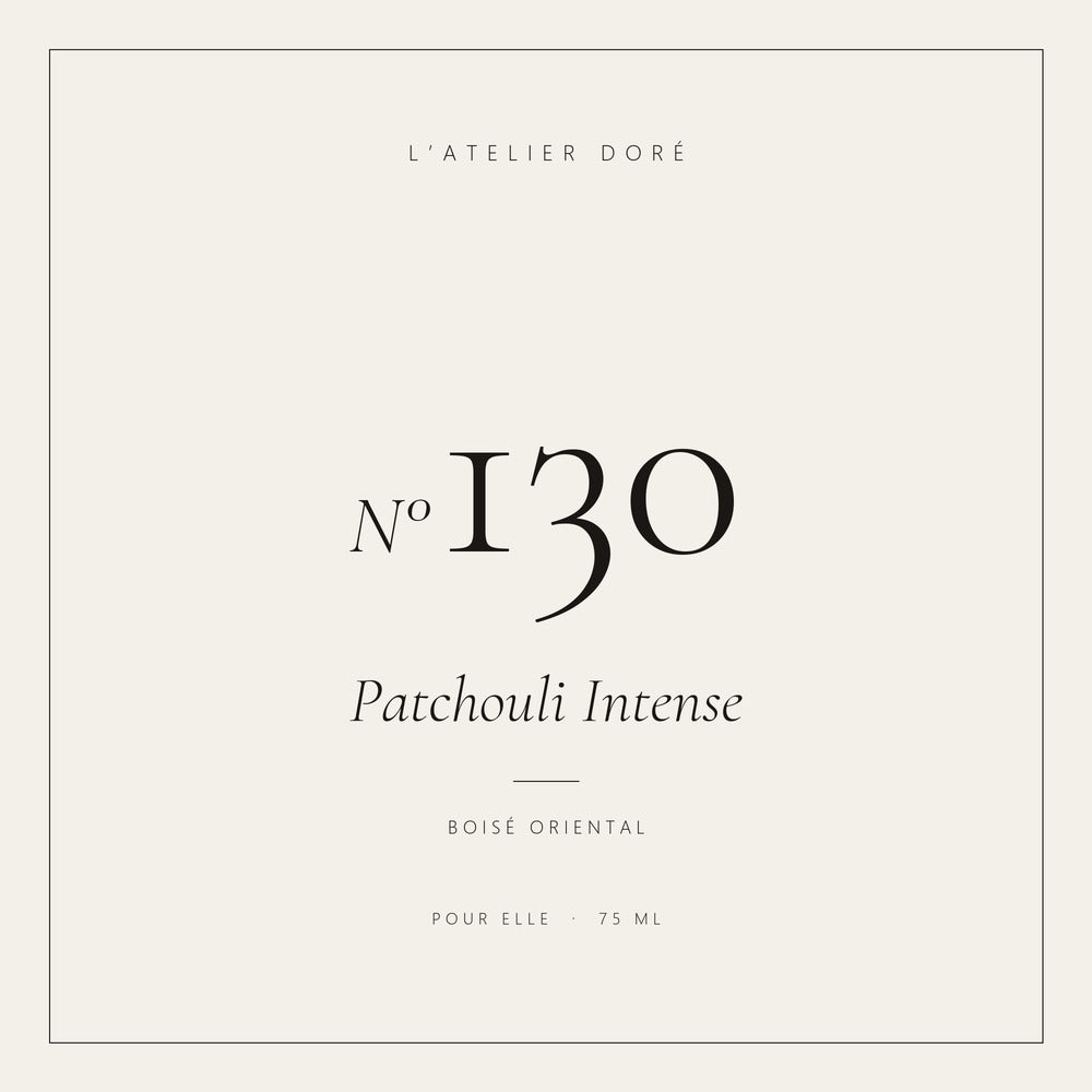 L’Atelier Doré N°130 – Patchouli Intense, parfum 75 ml