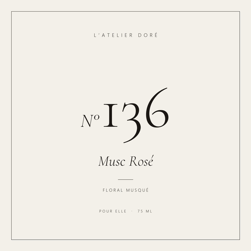 L’Atelier Doré N°136 – Musc Rosé, parfum 75 ml