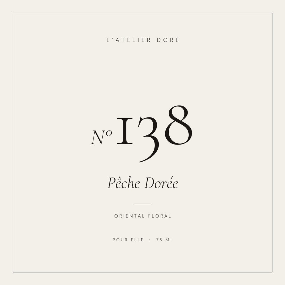 L’Atelier Doré N°138 – Pêche Dorée, parfum 75 ml