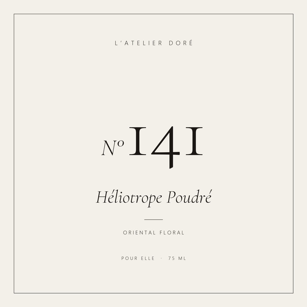 L’Atelier Doré N°141 – Héliotrope Poudré, parfum 75 ml