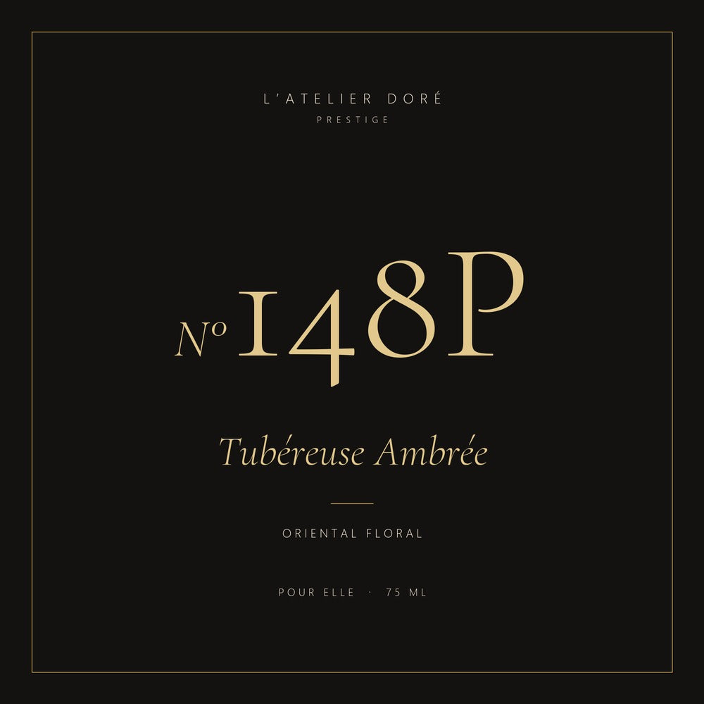 L’Atelier Doré N°148P – Tubéreuse Ambrée, parfum 75 ml