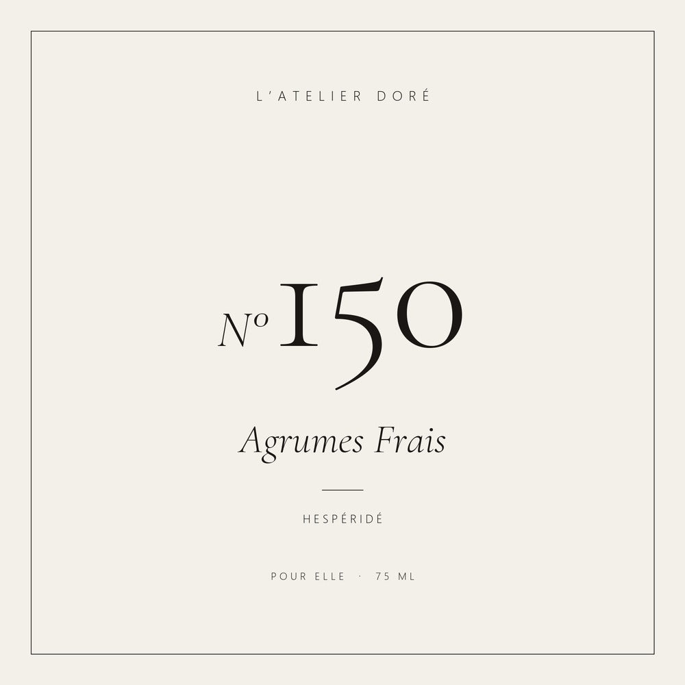 L’Atelier Doré N°150 – Agrumes Frais, parfum 75 ml