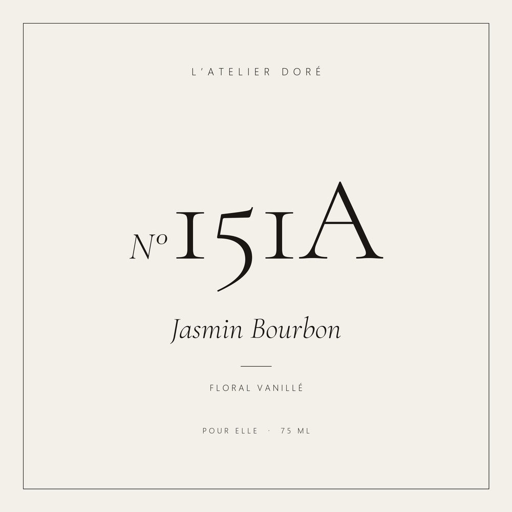 L’Atelier Doré N°151A – Jasmin Bourbon, parfum 75 ml