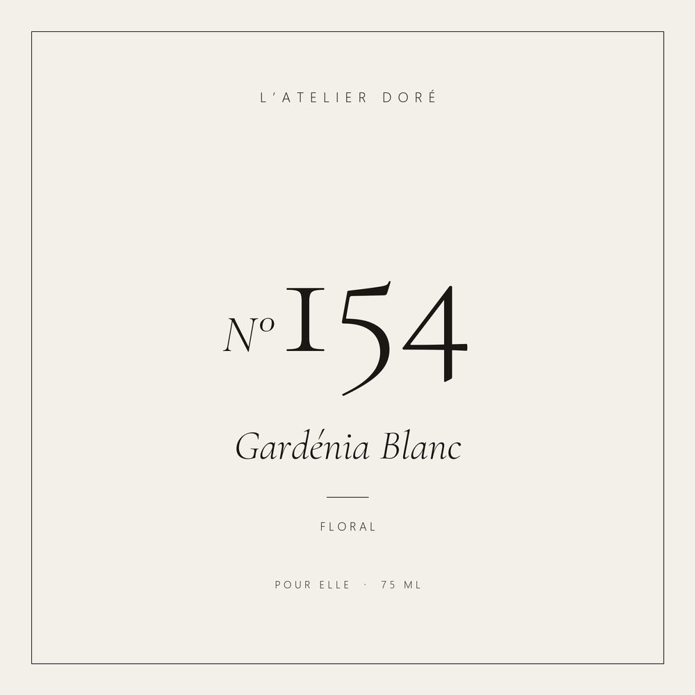 L’Atelier Doré N°154 – Gardénia Blanc, parfum 75 ml
