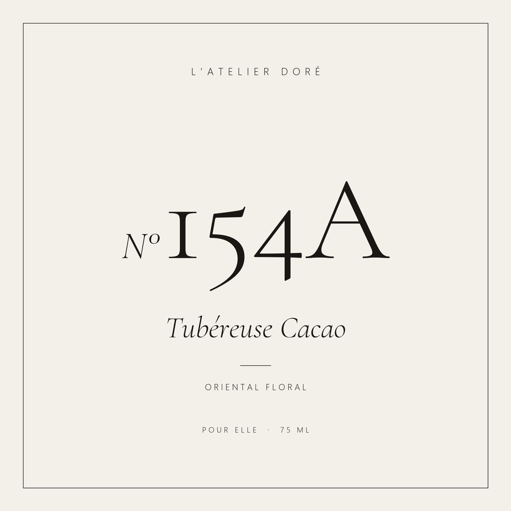 L’Atelier Doré N°154A – Tubéreuse Cacao, parfum 75 ml