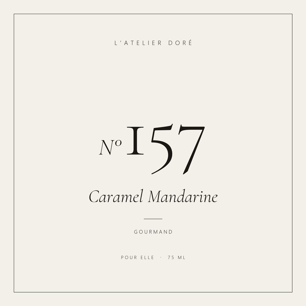 L’Atelier Doré N°157 – Caramel Mandarine, parfum 75 ml