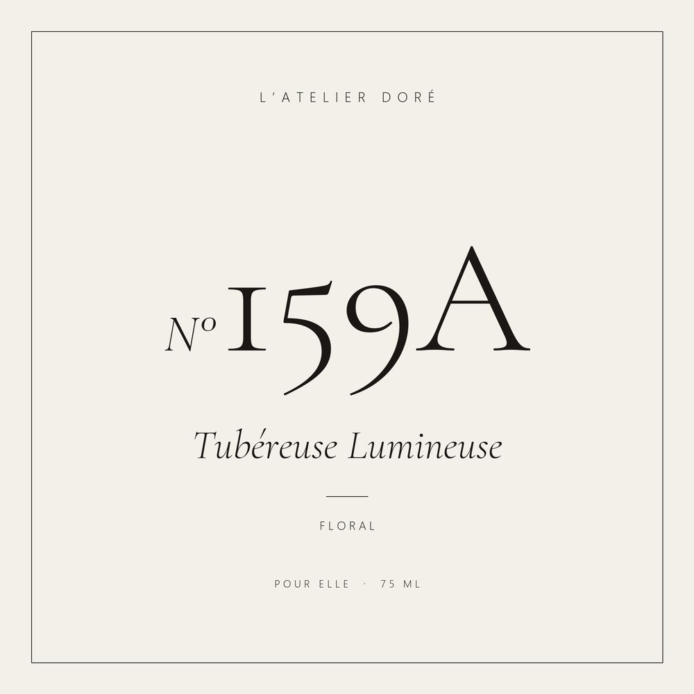 L’Atelier Doré N°159A – Tubéreuse Lumineuse, parfum 75 ml