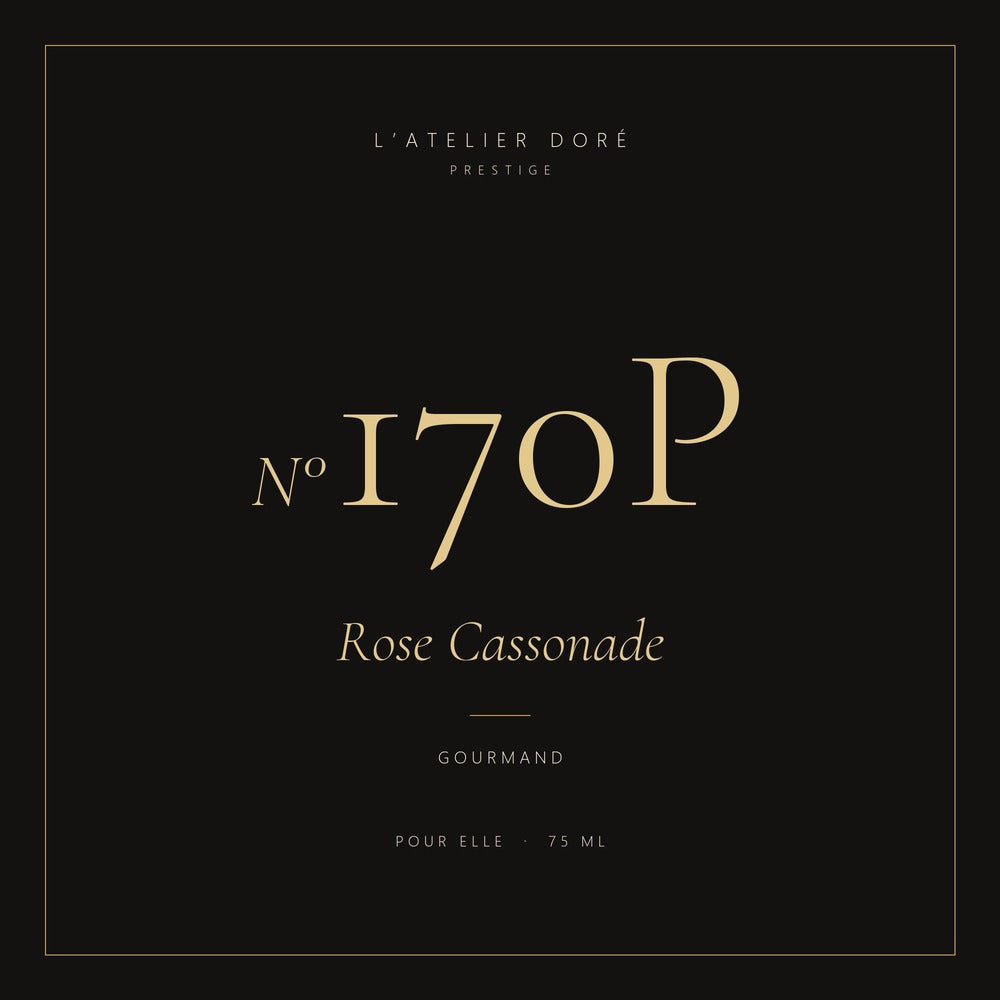 L’Atelier Doré N°170P – Rose Cassonade, parfum 75 ml