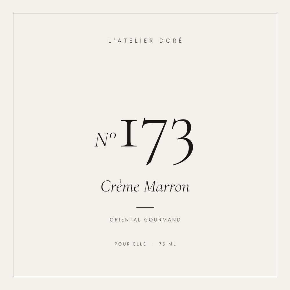 L’Atelier Doré N°173 – Crème Marron, parfum 75 ml