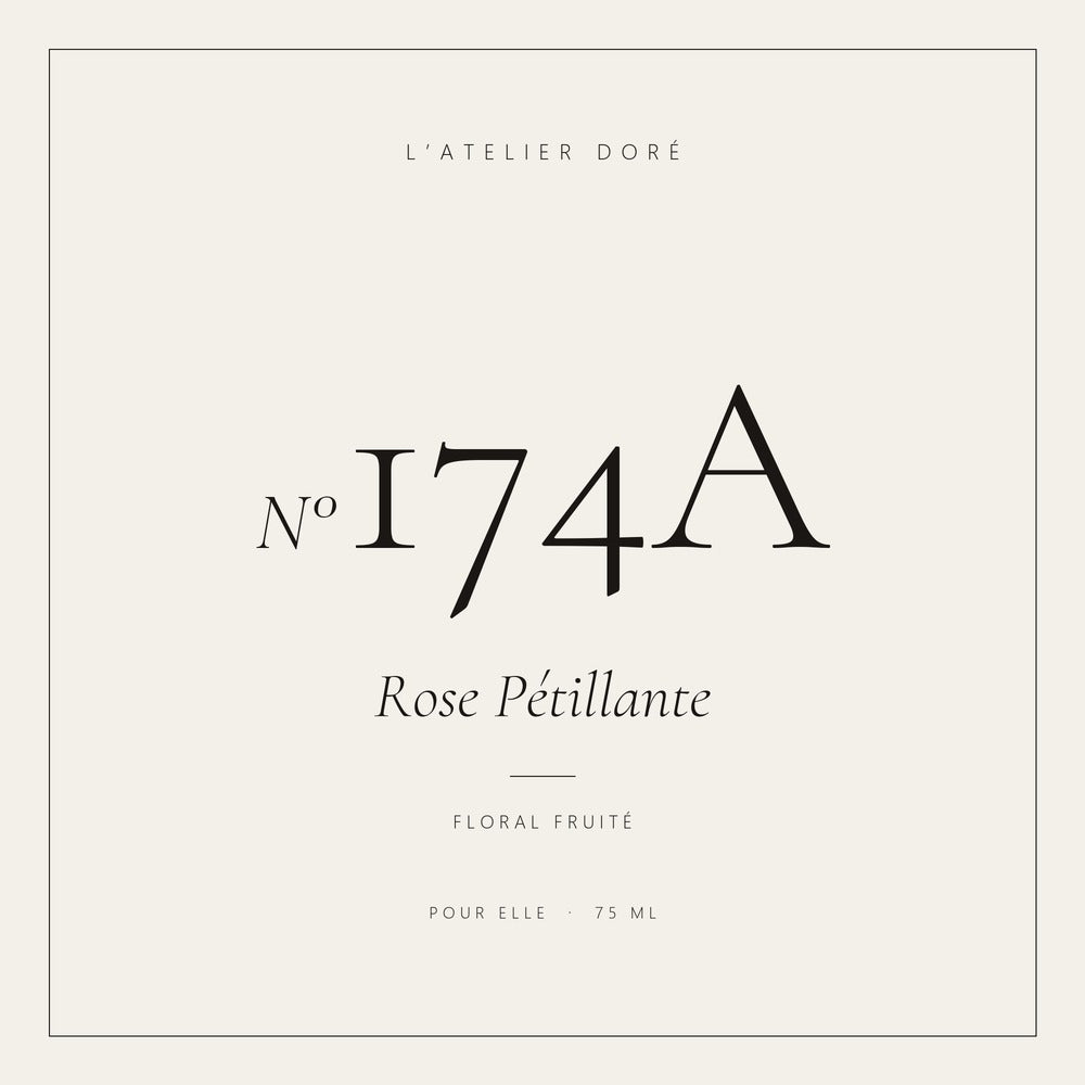 L’Atelier Doré N°174A – Rose Pétillante, parfum 75 ml