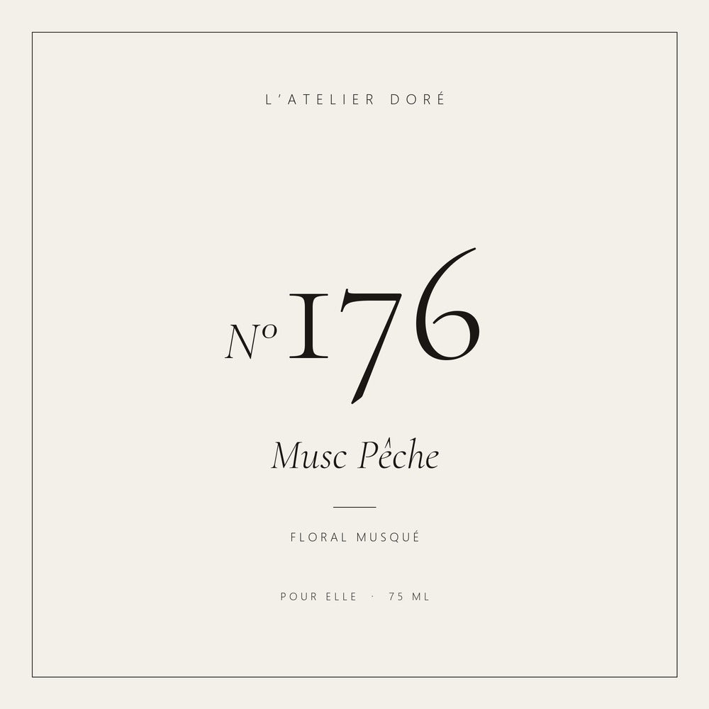 L’Atelier Doré N°176 – Musc Pêche, parfum 75 ml