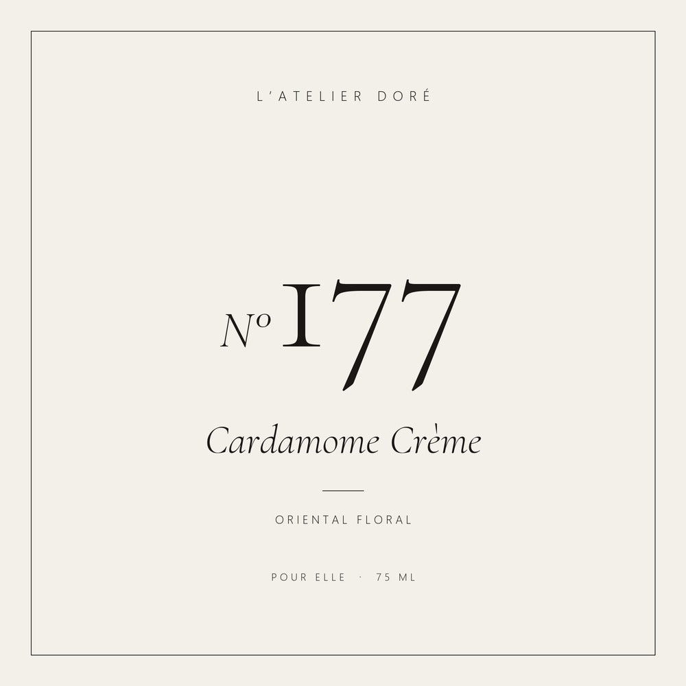L’Atelier Doré N°177 – Cardamome Crème, parfum 75 ml