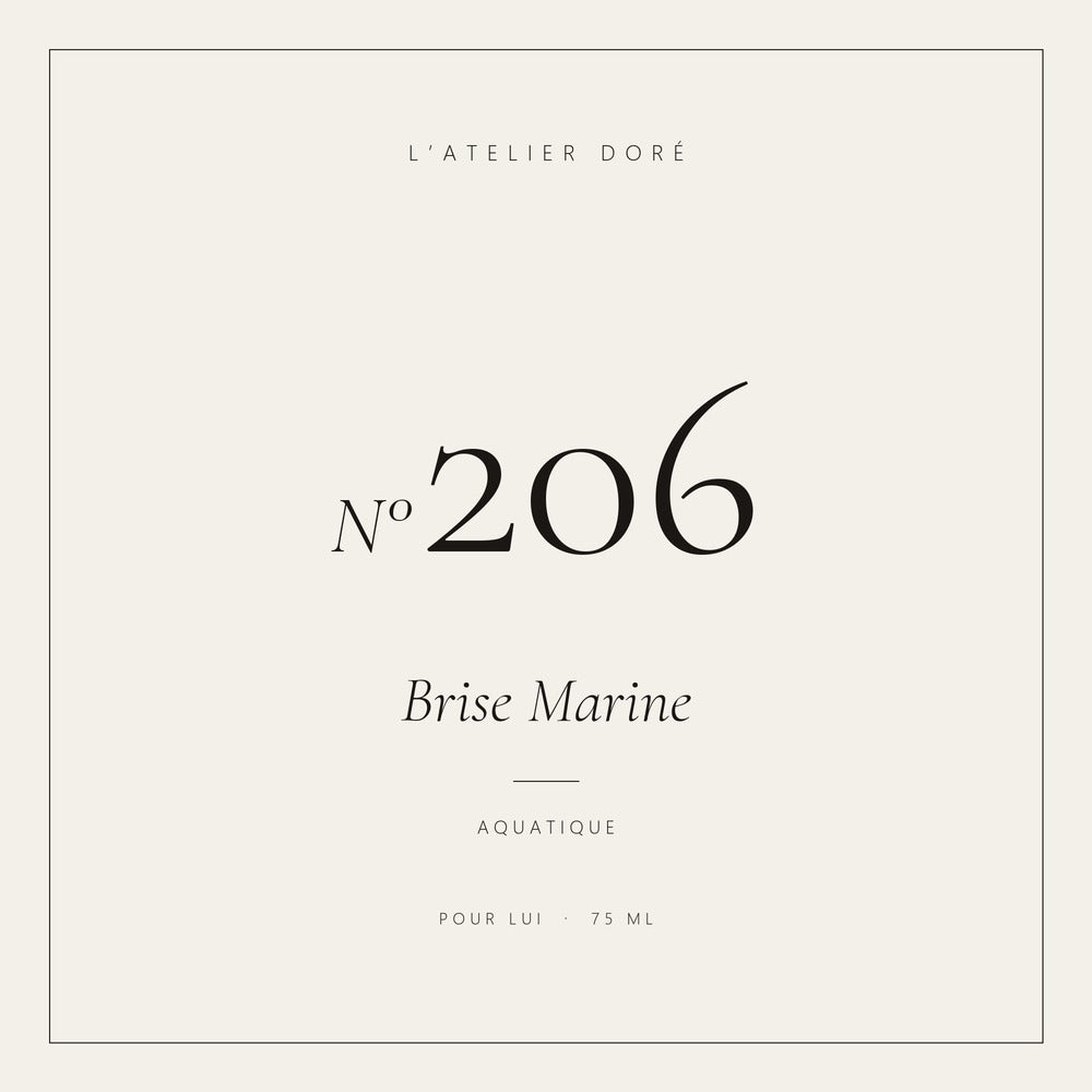 L’Atelier Doré N°206 – Brise Marine, parfum 75 ml
