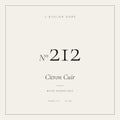 L’Atelier Doré N°212 – Citron Cuir, parfum 75 ml