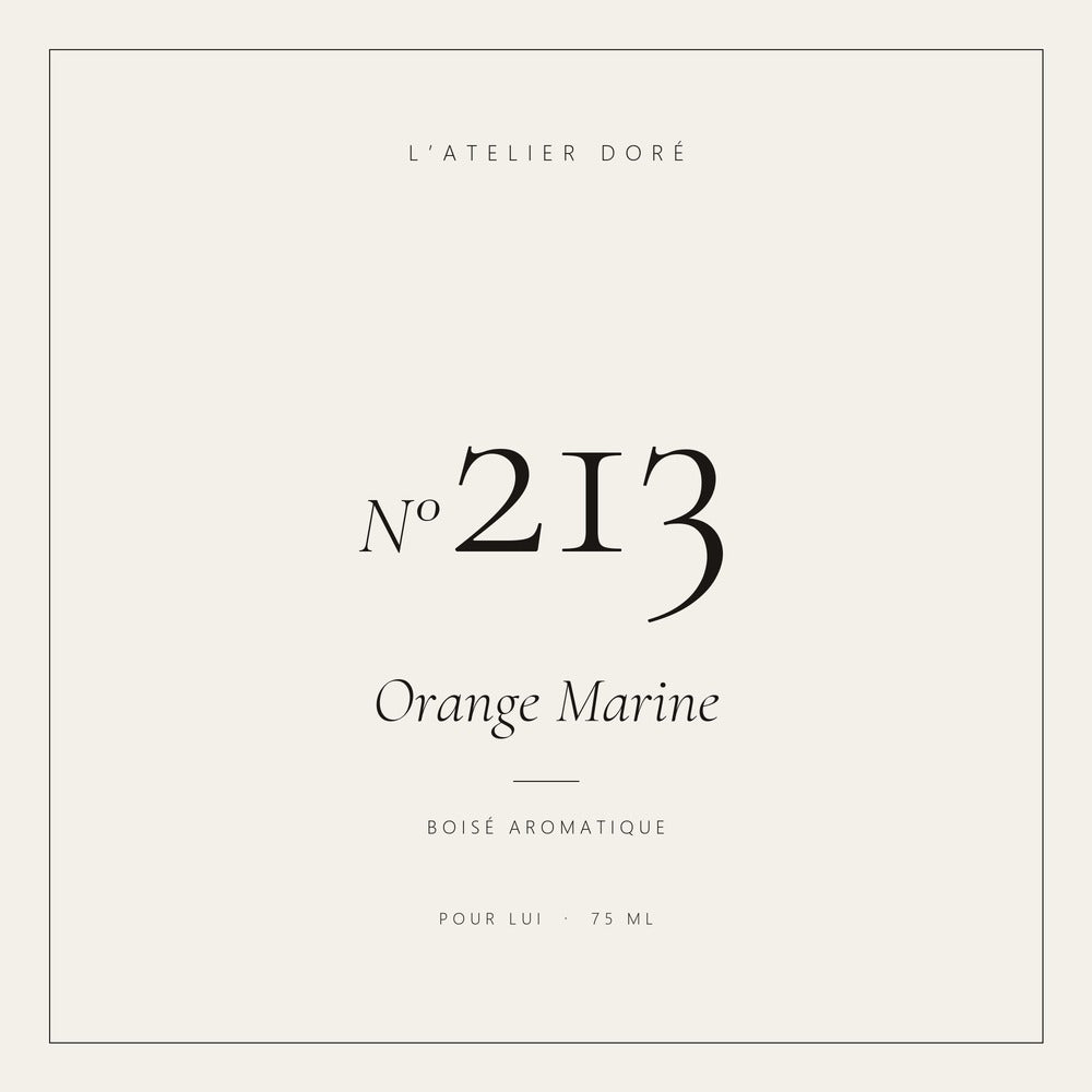 L’Atelier Doré N°213 – Orange Marine, parfum 75 ml