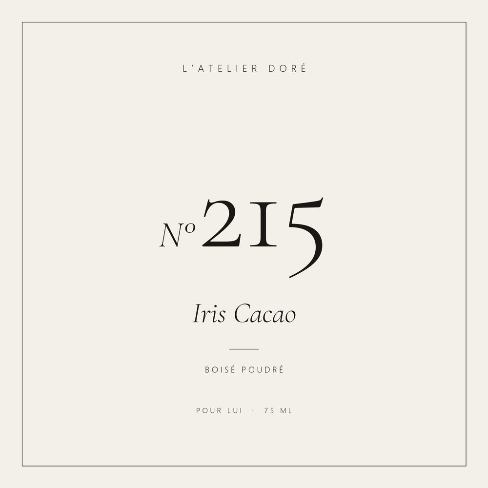 L’Atelier Doré N°215 – Iris Cacao, parfum 75 ml