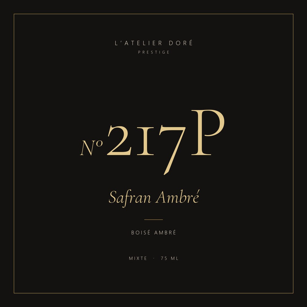 L’Atelier Doré N°217P – Safran Ambré, parfum 75 ml