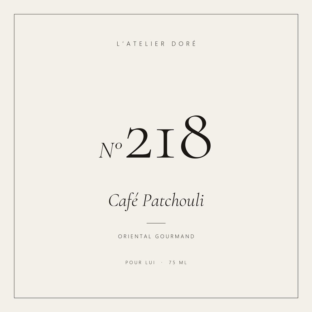 L’Atelier Doré N°218 – Café Patchouli, parfum 75 ml