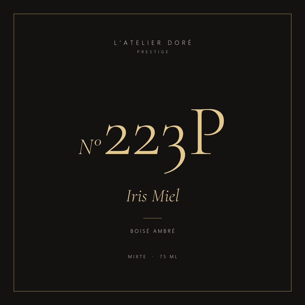 L’Atelier Doré N°223P – Iris Miel, parfum 75 ml