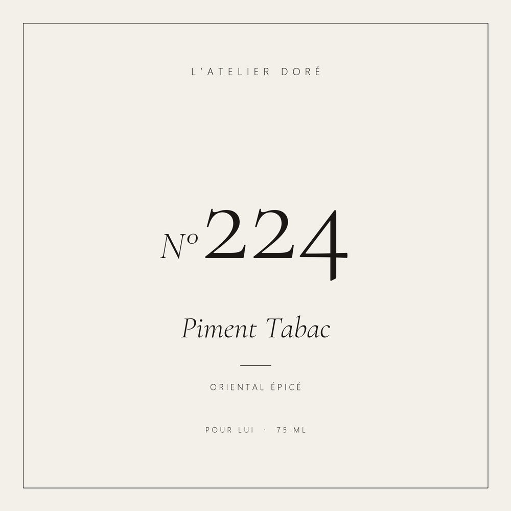 L’Atelier Doré N°224 – Piment Tabac, parfum 75 ml