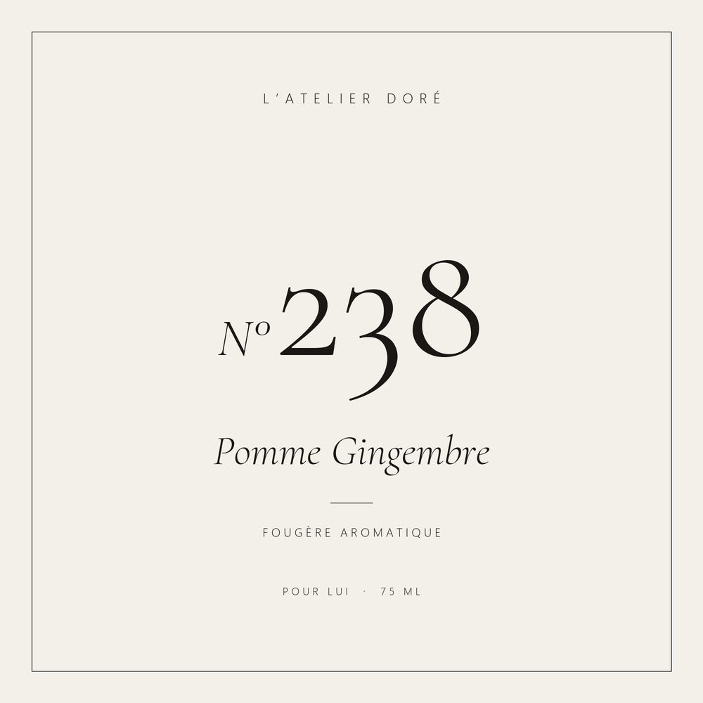 L’Atelier Doré N°238 – Pomme Gingembre, parfum 75 ml